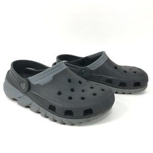 Crocs Post Malone Boy Mens 4 Womens 6 Duet Max Dual Black Comfort Clogs 201398
